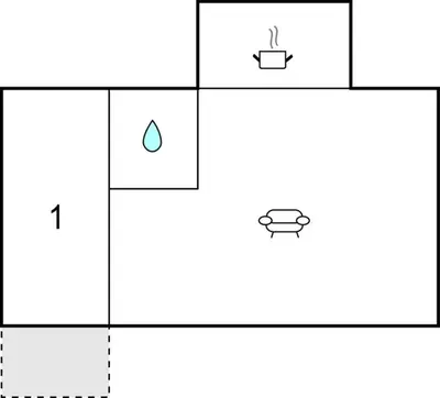a block diagram of the reaction of a water molecule and a droplet at 1 Bedroom Nice Apartment In Chipiona in Chipiona