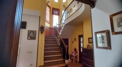 a stairway in a home with a stair case at Casa Victoria in Arcos de la Frontera