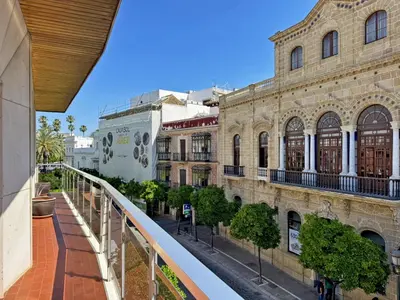 a view from the balcony of a building at Apartamento Larga 65 - Ole Solutions in Jerez de la Frontera