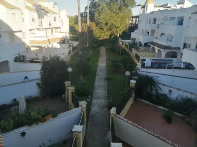a view from the balcony of a apartment building at APARTAMENTO APARTACLUB REFORMADO in Chiclana de la Frontera