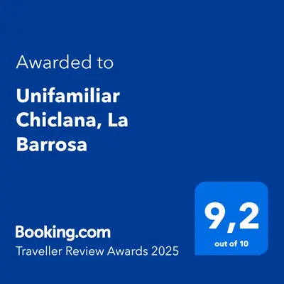 a screenshot of a cell phone with the text awarded to unfamiliar chicago la at Unifamiliar Chiclana, La Barrosa in Chiclana de la Frontera