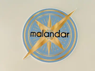 a sign with the name maldario on a plate at Sotavento Malandar in Sanlúcar de Barrameda