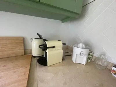 a kitchen with two toasters on a counter top at Sunset Villa Arcos in Arcos de la Frontera