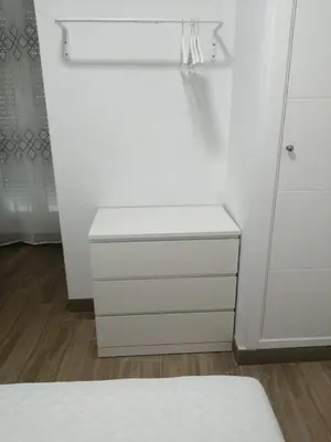 a room with a white cabinet and a drawer at Apartamento María Sanlúcar con garaje in Sanlúcar de Barrameda