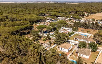 an aerial view of a mansion with trees at Nice Home In Chiclana De La Fronter in Novo Sancti Petri