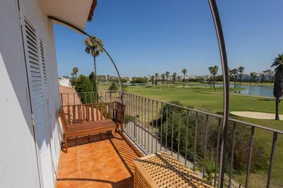 a living room with a couch and two chairs and a table at GuestReady - Cabiedes Marina Golf JC in Rota