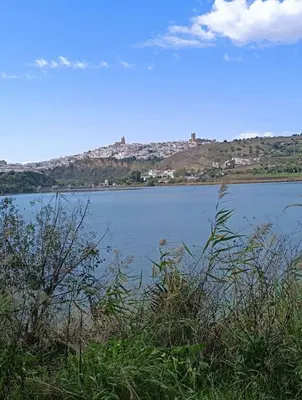 a view of a large body of water at Leo's Home in Arcos de la Frontera