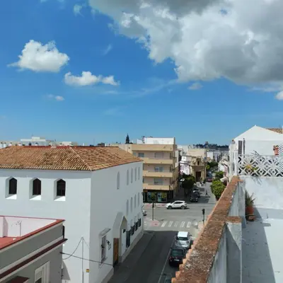 a view from the roof of a building at Apartamento ESPERANZA DE LA YEDRA in Jerez de la Frontera