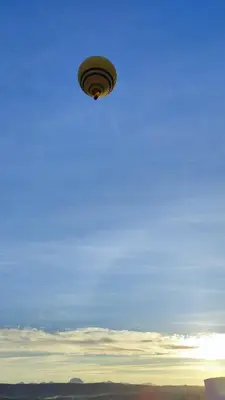 a frisbee flying through the air in the sky at El mirador de Beatriz in Arcos de la Frontera