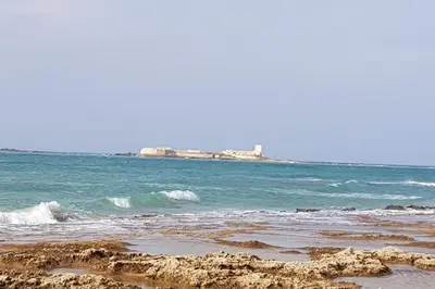 a beach with the ocean and the waves at La Serena, Unifamiliar adosada en La Barrosa in Chiclana de la Frontera