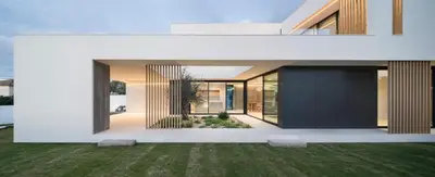 a rendering of a house with a yard at Hostidy Villa Horacia Resort in Sanlúcar de Barrameda