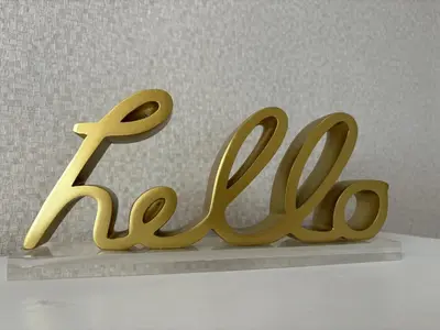 a wooden sign for the word rave sitting on a shelf at Casa Luada in Sanlúcar de Barrameda