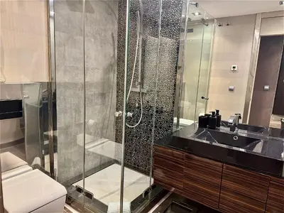 a bathroom with a shower and a sink at Terra Boutique Cádiz in Cádiz