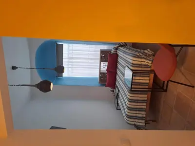 a view of a room with a window at Alojamiento Rosalía in Sanlúcar de Barrameda