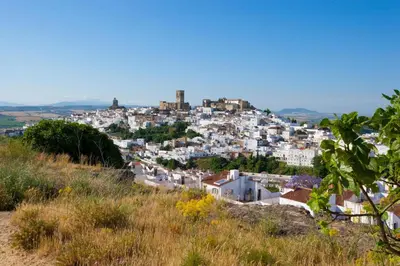a view of a city from the top of a hill at El Molino del Pilón by Vintage Travel in Arcos de la Frontera