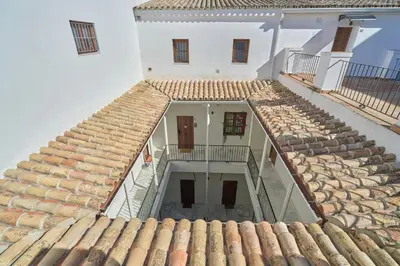 an aerial view of a roof of a building at Refugio de Visitación in Jerez de la Frontera