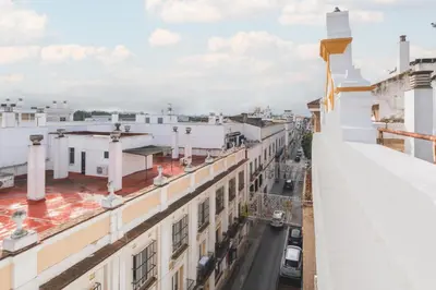a view from the roof of a building at Cadizz Anda La Luz Tu lugar en El Puerto Santa María centro ciudad in El Puerto de Santa María