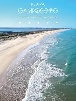 an aerial view of a beach with the ocean at Apartamento MAREMIA in San Fernando