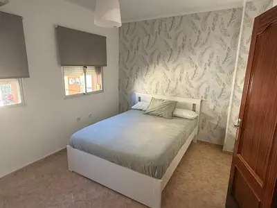 a bedroom with a bed in a room at Apartment Las Mareas in Puerto Real