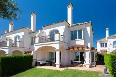 a large white house with a roof at Villa 237 by Villamya in Arcos de la Frontera