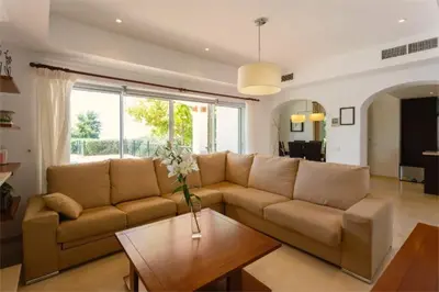 a living room with a couch and a table at Villa 235 by Villamya in Arcos de la Frontera