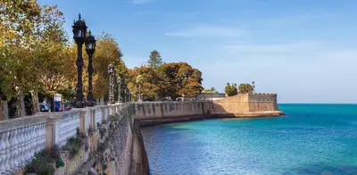 a body of water with a bridge and a river at El Atico de las MARINAS free Parking by Cadiz4Rentals in Cádiz
