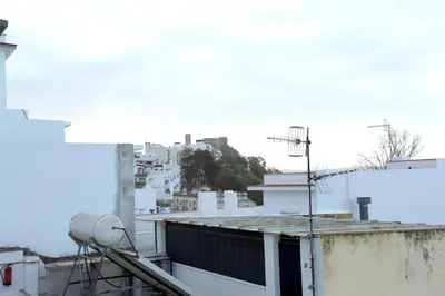 a view of a city from the roof of a building at Apartamento Duque de Arcos 2 in Arcos de la Frontera
