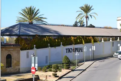 a white building with a sign that reads hotel at Sherryflat Alcázar - Parking in Jerez de la Frontera