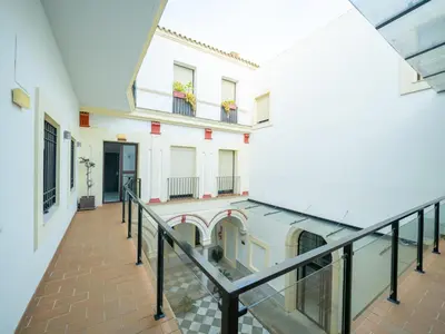 a view from the balcony of a building at Amplio Apto Centro vistas Torneria fjhomefj in Jerez de la Frontera