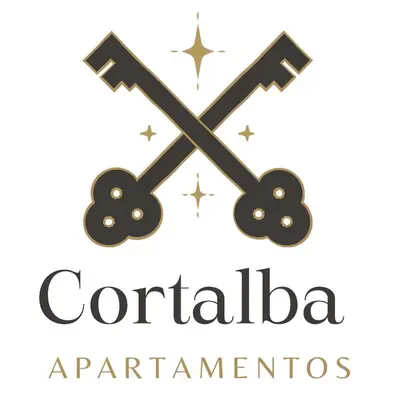 a logo for constabulary organizations with two swords at Apartamentos Coralba - Dúplex Bahía de Cádiz in San Fernando
