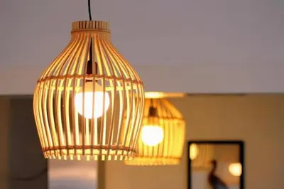 two lights that are hanging from a ceiling at Tierra & Mar Ascensor Grupo AC Gestion in Cádiz