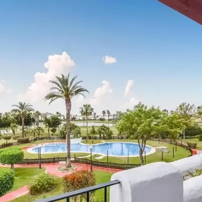 Charming Apartment in Rota with Garden and Lake Views