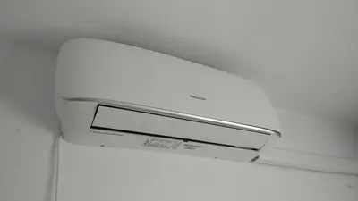 a close up of a machine in a room at BNB LOLA - Habitacion con Baño privado en el pasillo y aire acondicionado in Puerto Real