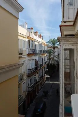 a view from the window of a building at SAIL Family Home by Cadiz4Rentals in Cádiz