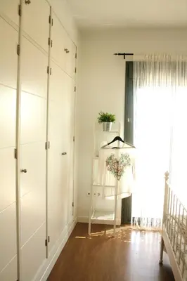 two bunk beds in a small room with a bunk bed at Spacious villa in Conil de la Frontera with private pool in Conil de la Frontera