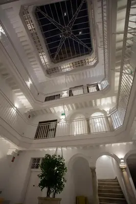 a room with a ceiling with a plant in it at Casual con Duende Cadiz in Cádiz