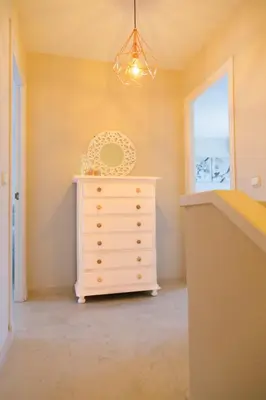 a room with a dresser with a mirror on it at Estupendo Adosado Urbanizacion Hoyo 12 Novo Sancti Petri in Chiclana de la Frontera