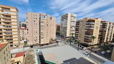 an overhead view of a city with tall buildings at Avenida Paseo 3 Rooms 2 baños in Cádiz