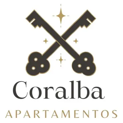 a logo for a restaurant with two crossed swords at Apartamentos Coralba - El Escondite de la Bahía in San Fernando