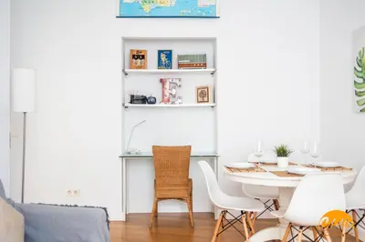 a dining room with a table and chairs at Sagasta 1750 by Cadiz Time in Cádiz