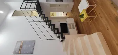 a view of a staircase in a house at Guesting Barrocal in Cádiz