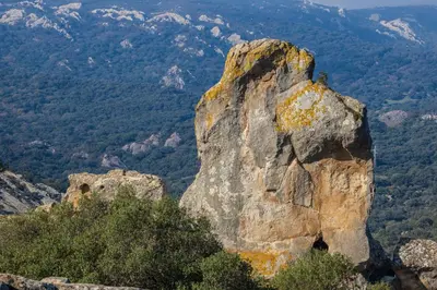 a large rock formation on the side of a mountain at Victoria Seis in Medina Sidonia