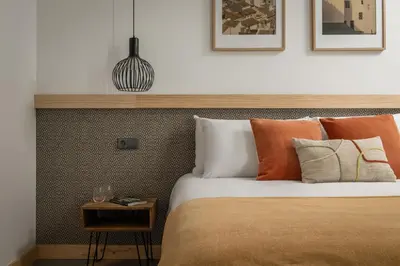 a bathroom with a shower and a sink and a mirror at BYPILLOW La Sal in Cádiz