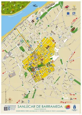 a map of santander de bararmena at El pisito Sanlúcar in Sanlúcar de Barrameda