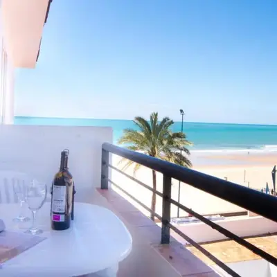 La Barrosa con vistas al mar