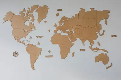 a map of the world on a wall at POSEIDON Beach Apartment & parking by Cadiz4Rentals in Cádiz