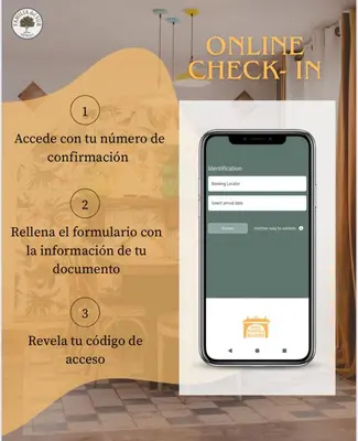 an image of an iphone with the online check in button at Puerta de Algadir in El Puerto de Santa María